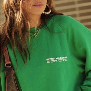 Sincerely Jules Vibrant Green Sweatshirt